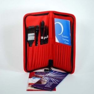 Tuscany Deluxe Brush Case (SH)-Red