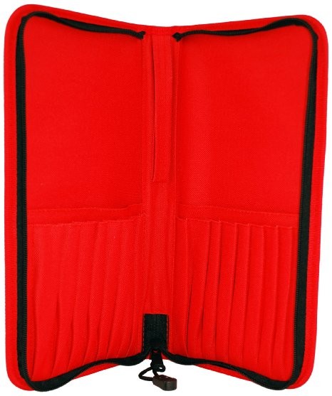Tuscany Deluxe Brush Case (L/H)-Red